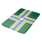 Groot badmat met vlag van Portland (Gekanteld)