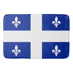 Groot badmat met vlag van Quebec