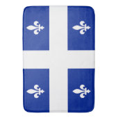 Groot badmat met vlag van Quebec (Voorkant Verticaal)