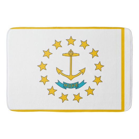 Groot badmat met vlag van Rhode Island, Verenigde (Voorkant)