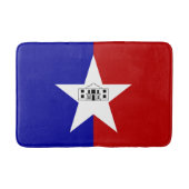 Groot badmat met vlag van San Antonio (Voorkant)