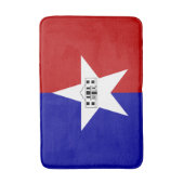 Groot badmat met vlag van San Antonio (Voorkant Verticaal)