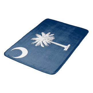 Groot badmat met vlag van South Carolina, VS
