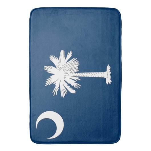 Groot badmat met vlag van South Carolina, VS (Voorkant Verticaal)