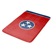 Groot badmat met vlag van Tennessee, VS (Gekanteld)