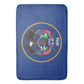 Groot badmat met vlag van Utah, VS (Voorkant Verticaal)