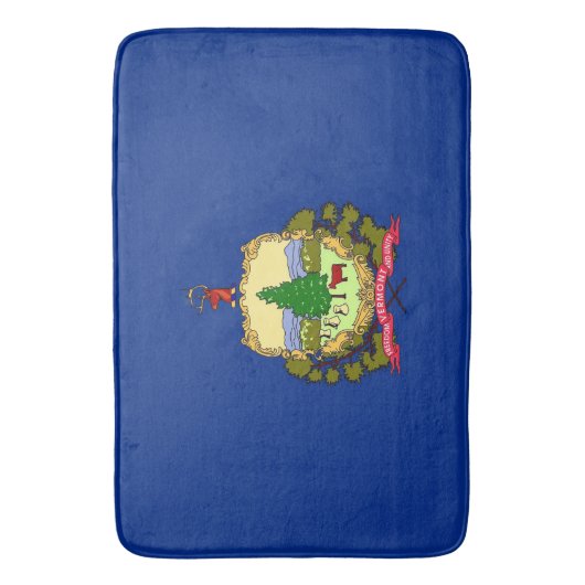Groot badmat met vlag van Vermont, Verenigde State (Voorkant Verticaal)