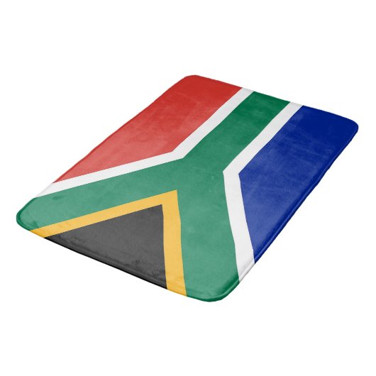 Groot badmat met vlag van Zuid-Afrika (Gekanteld)