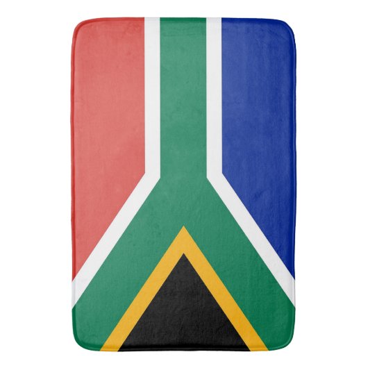 Groot badmat met vlag van Zuid-Afrika (Voorkant Verticaal)