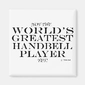 Groot-bakketspeler nog magneet (Voorkant)