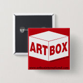 Groot! Bang! Knoop! Vierkante Button 5,1 Cm (Voorkant /achterkant)