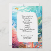 Groot Barrier Reef Verjaardagsfeest Kaart (Voorkant)