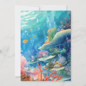 Groot Barrier Reef Verjaardagsfeest Kaart (Achterkant)