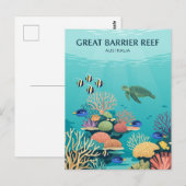 Groot Barrièrerif Australië Briefkaart (Voorkant / Achterkant)