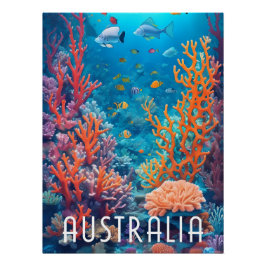 Groot Barrièrerif Australië Reisposter Perfect Poster