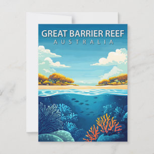 Groot Barrièrerif Australië Reizen Briefkaart