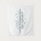 Groot Barrièrerif Breedtegraad Lengtegraad  Wandkleed (Voorkant)