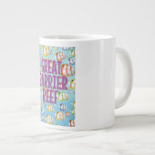 Groot Barrièrerif cartoon reisposter Grote Koffiekop (Voorkant rechts)