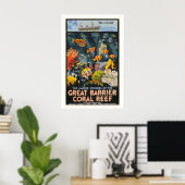 Groot Barrièrerif Queensland Australië Poster (Thuiskantoor)