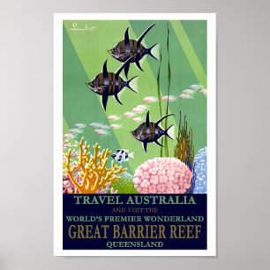 Groot Barrièrerif van Australië, Vintage van Queen Poster