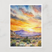 Groot Basin National Park Waterverf Schilderij Briefkaart (Voorkant)