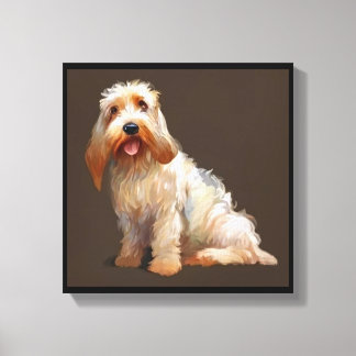 Groot Basset Griffon Vendeen - Hond Portret Canvas Afdruk