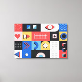 Groot Bauhaus Art Canvas Afdrukken 10 - In grootte (Voorkant)