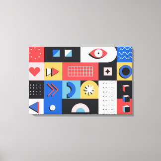 Groot Bauhaus Art Canvas Afdrukken 10 - In grootte