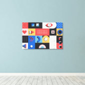 Groot Bauhaus Art Canvas Afdrukken 10 - In grootte (Insitu (Houten vloer))