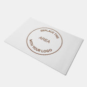Groot bedrijf Logo Business Kantoor White Deurmat (Schuin)