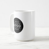 Groot Bedrijfslogo Merk 425 ml Koffiemok (Voorkant links)