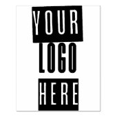 Groot bedrijfslogo op maat XL Rubberstempel (Afrduk)