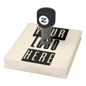 Groot bedrijfslogo op maat XL Rubberstempel (Stempel)