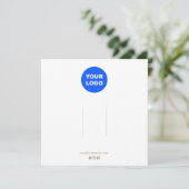 Groot beeldscherm met haarklemmen voor Logo toevoe Kaart (Staand voorkant)