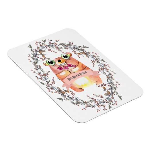 Groot Beer knuffelmagneet Magneet (Rechterzijde)