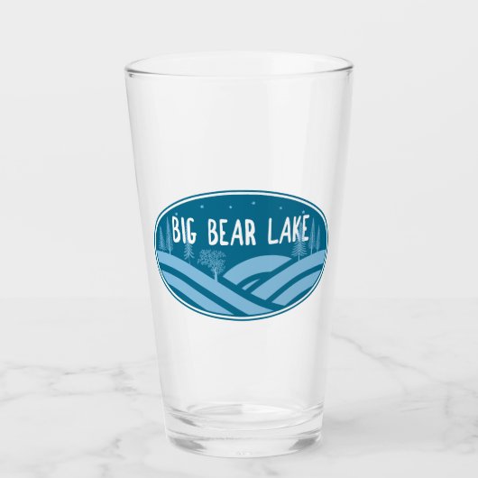 Groot Beer Lake California buiten Glas (Voorkant)