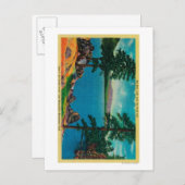 Groot Beer meer aan de westkant Briefkaart (Voorkant / Achterkant)