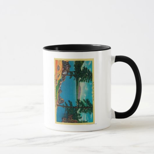 Groot Beer meer aan de westkant Mok (Rechts)