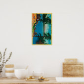 Groot Beer meer aan de westkant Poster (Keuken)