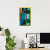 Groot Beer meer aan de westkant Poster (Thuiskantoor)