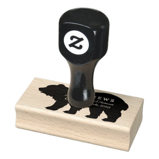 Groot Beer Rubberstempel (Stempel)