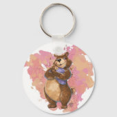 Groot Beer Sleutelhanger (Achterkant)
