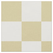 Groot, Beige Schakenpatroon Stof (Close Up)