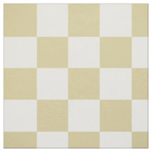 Groot, Beige Schakenpatroon Stof