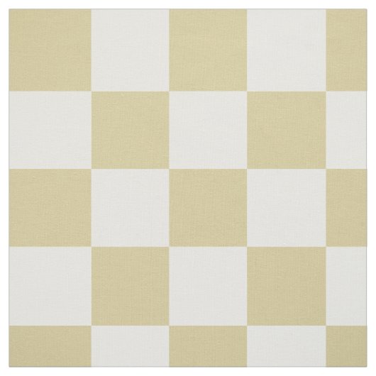 Groot, Beige Schakenpatroon Stof (Swatch)