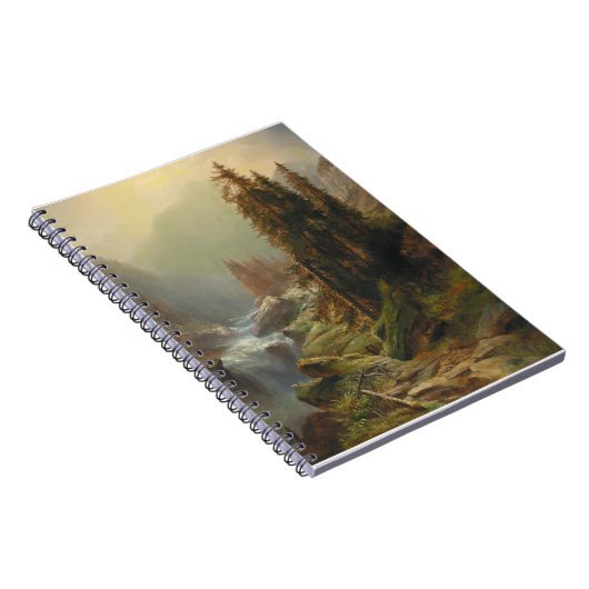 Groot berglandschap - Albert Zimmermann Notitieboek (Rechterzijde)