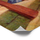 Groot, bezoek van Christelijke kerstkunst in Wisem Poster (Hoek)