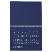 Groot blanco kleurenschema met Feestdagen Kalender (Mar 2026)