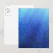 Groot Blauw Briefkaart (Voorkant / Achterkant)