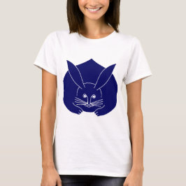 Groot Blauw Jaar van het Konijn T-shirt